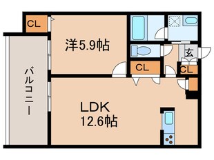 heritage八雲の物件間取画像